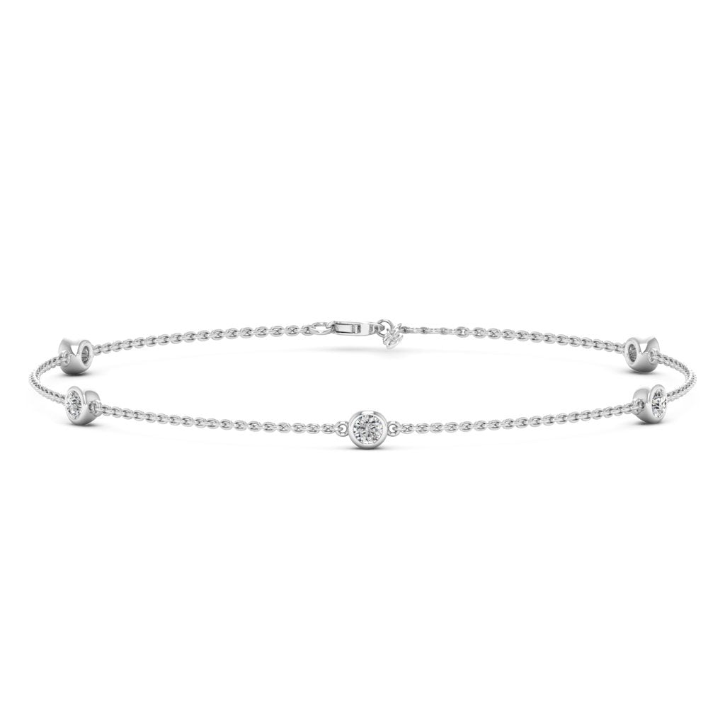 0.55 d.e.w cts Artemis Moissanite Bracelet
