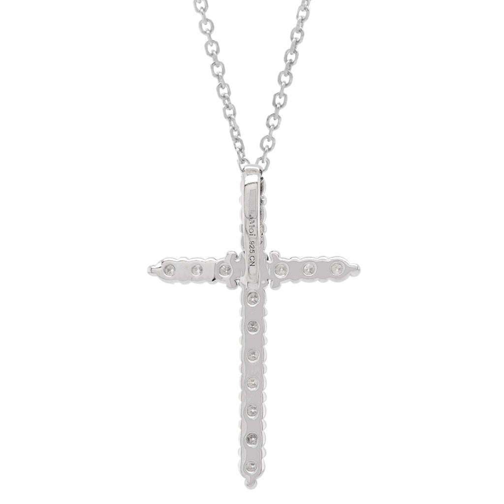 Moissanite diamond Cross Pendant