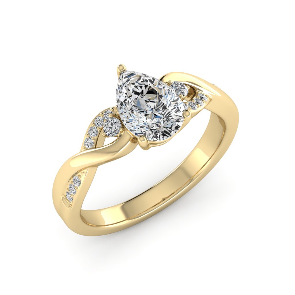 1.63 d.e.w cts Heidi Moissanite Ring – Bellamoi jewelry